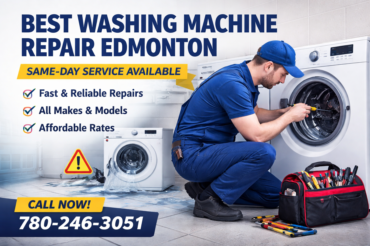 Best Washing Machine Repair Edmonton | Same-Day Service Available